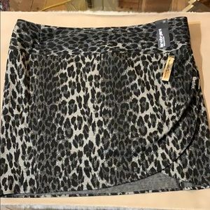 Lane Bryant passport collection skirt - leopard